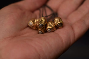 Brass Skull Necklace